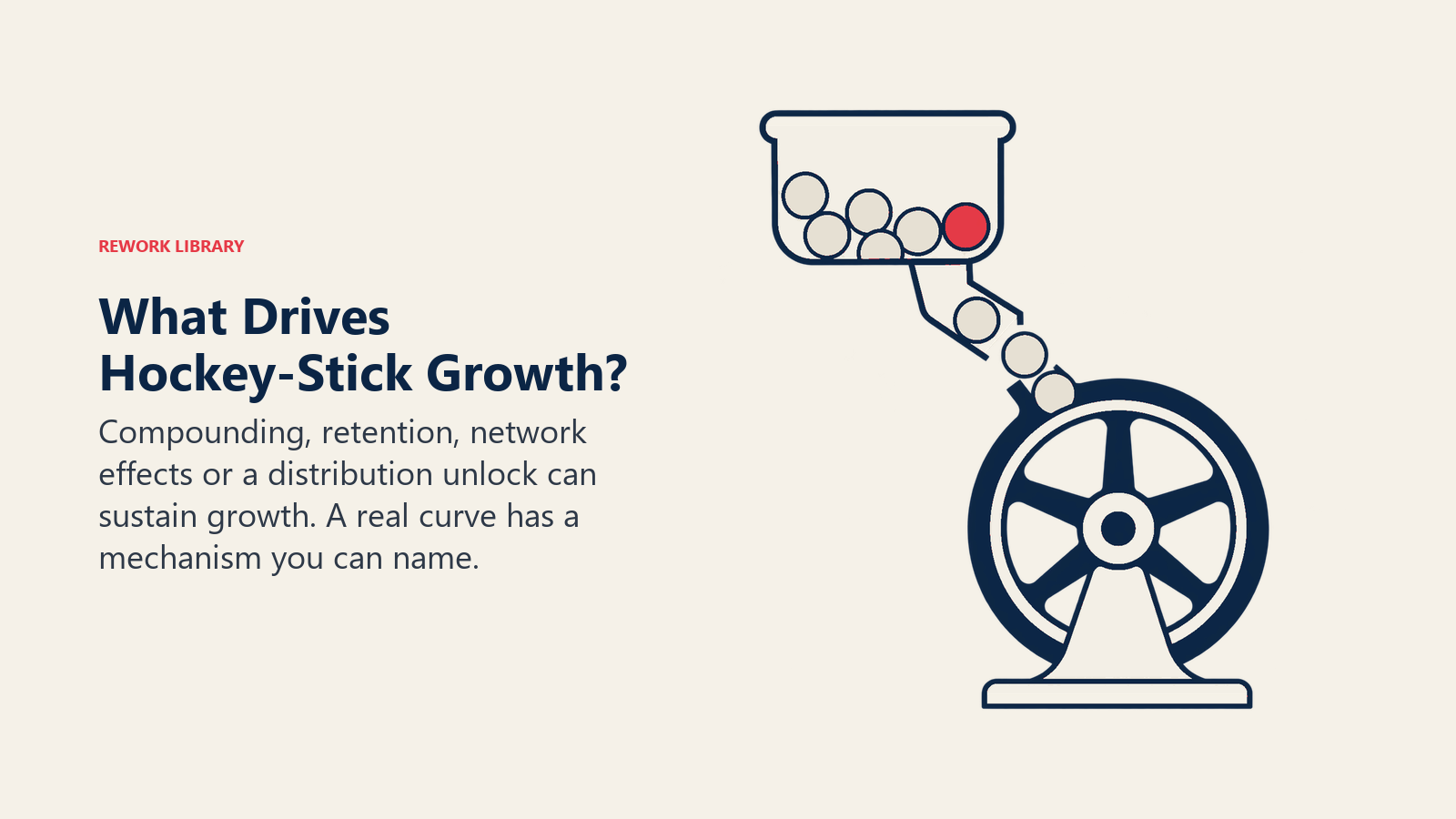 What Drives Hockey-Stick Growth illustrated by retention reservoir