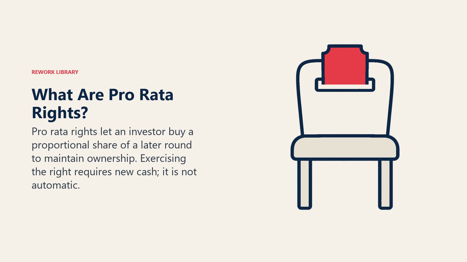 Reserved investor place unlocked by a new paid participation ticket