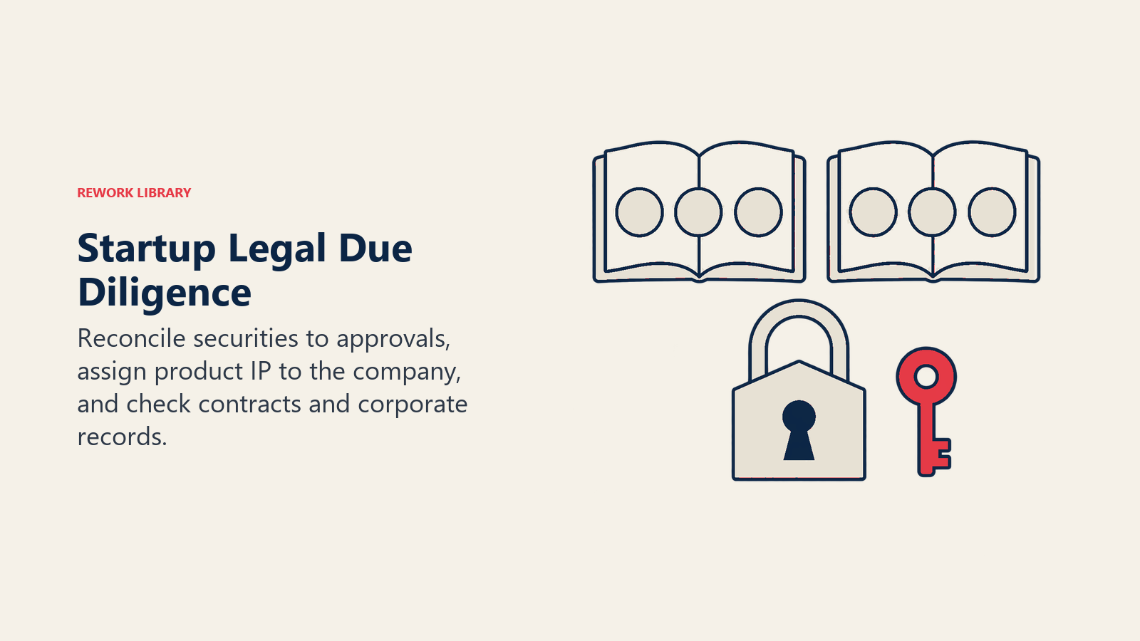 Startup Legal Due Diligence illustrated by reconciliation: Clean cap-table records and signed IP assignments prevent mechanical financing delays.