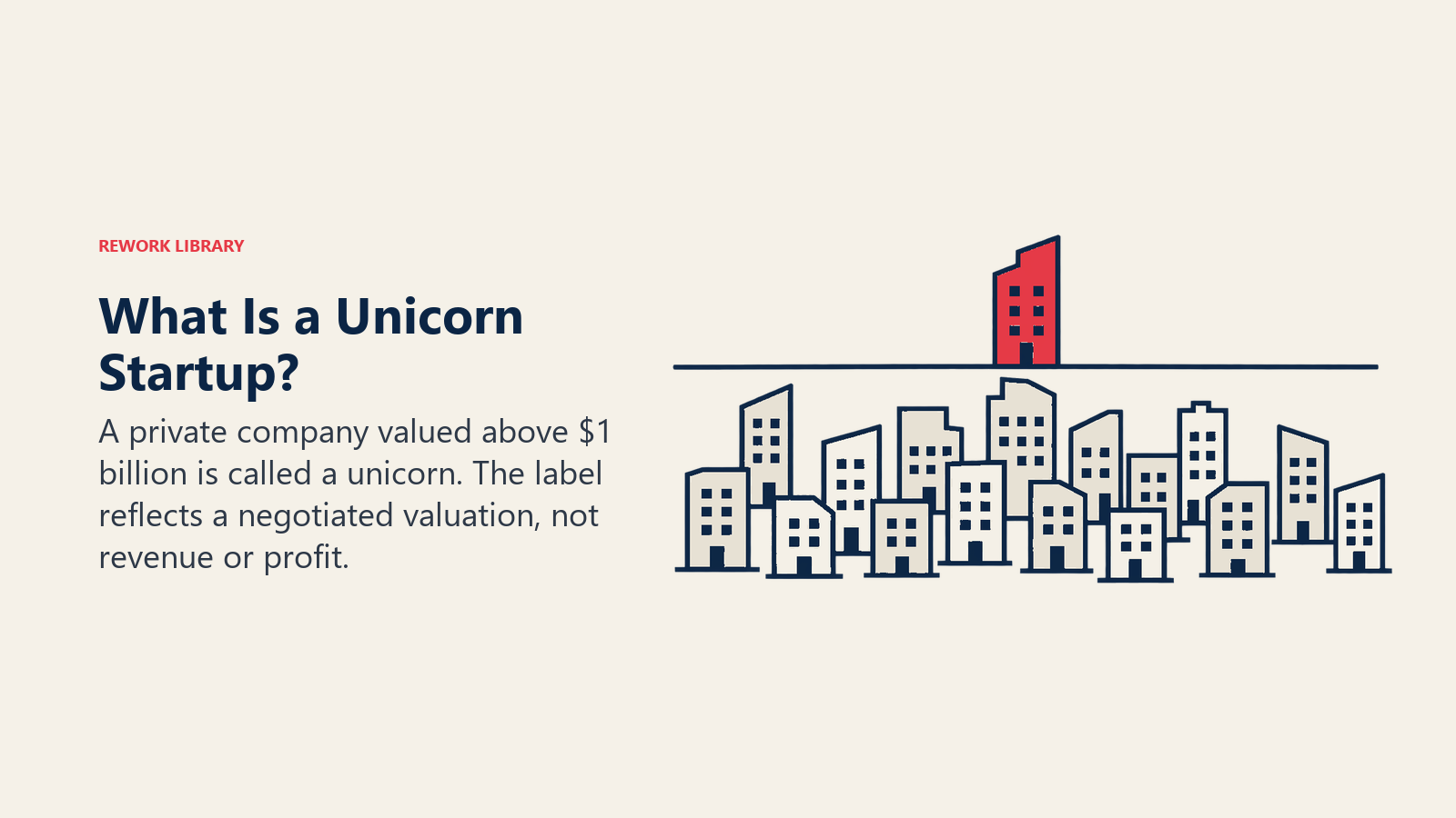 One private startup crosses the billion-dollar valuation line while other startups remain below it