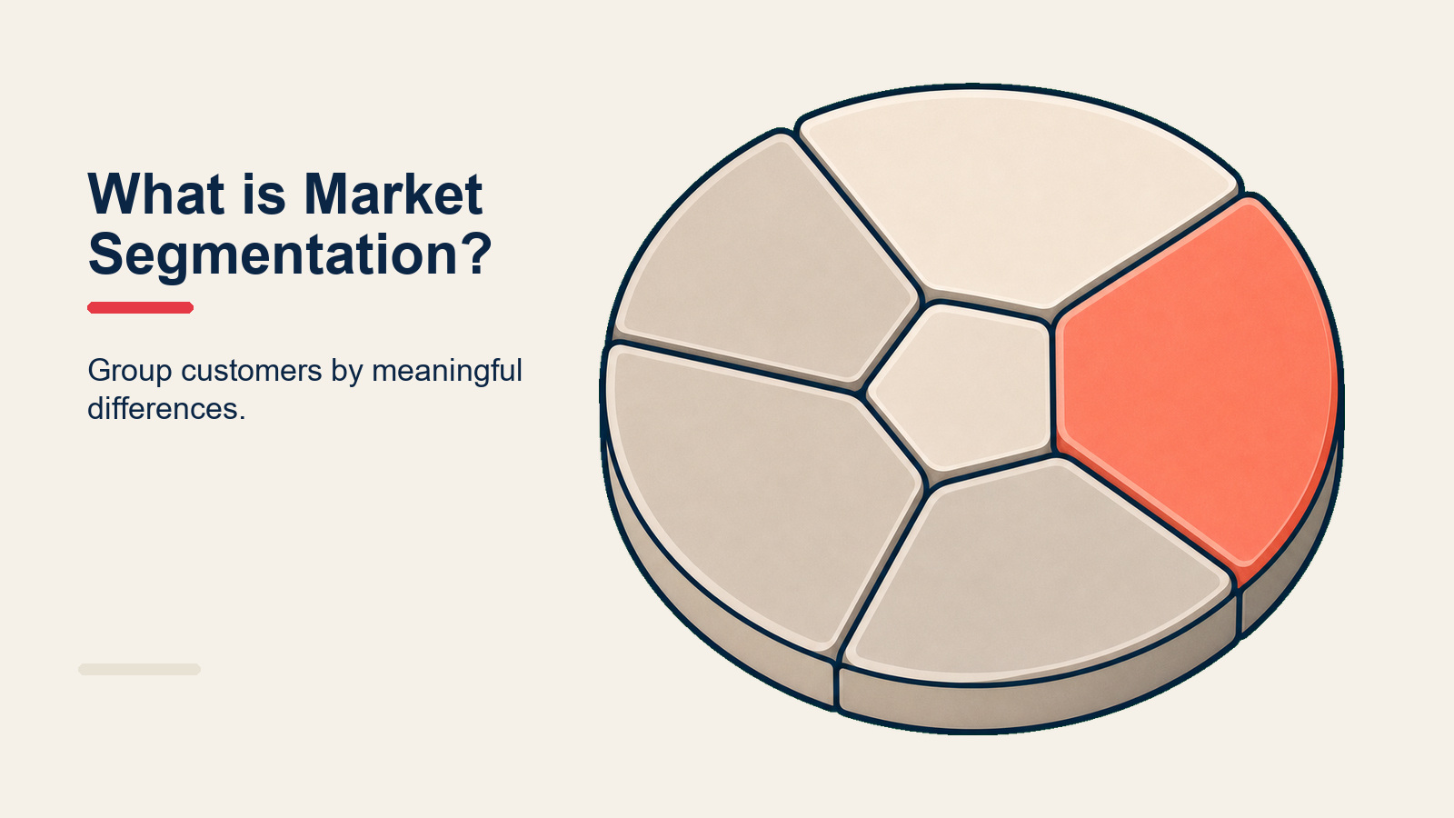 Market segmentation four types diagram
