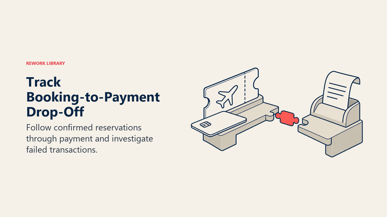 Track Booking-to-Payment Drop-Off: Follow confirmed reservations through payment and investigate failed transactions.