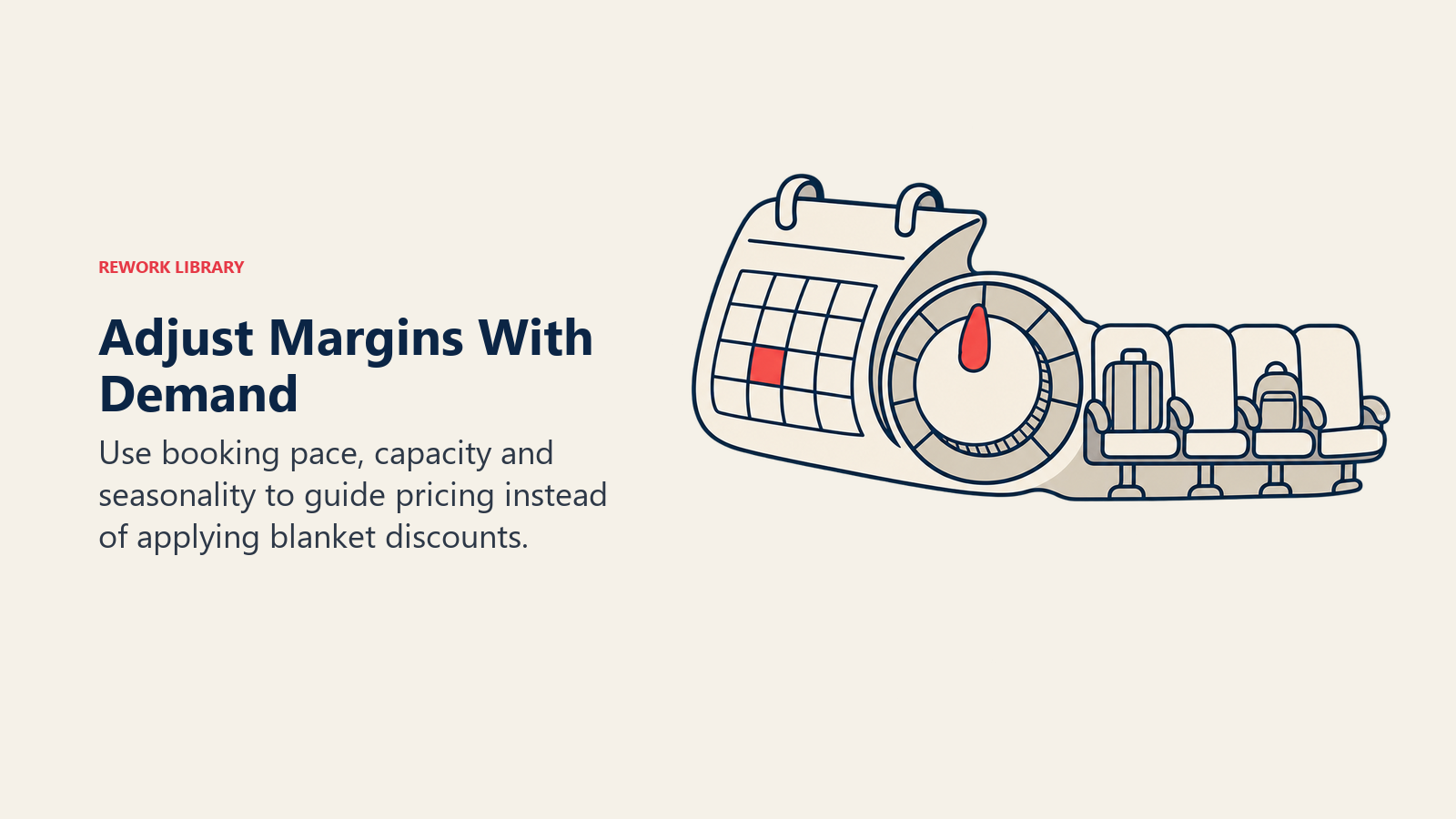 Adjust Margins With Demand: Use booking pace, capacity and seasonality to guide pricing instead of applying blanket discounts.