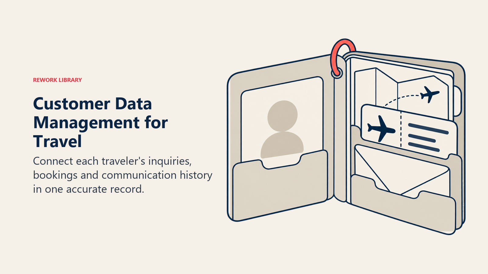 Customer Data Management for Travel: Connect each traveler's inquiries, bookings and communication history in one accurate record.
