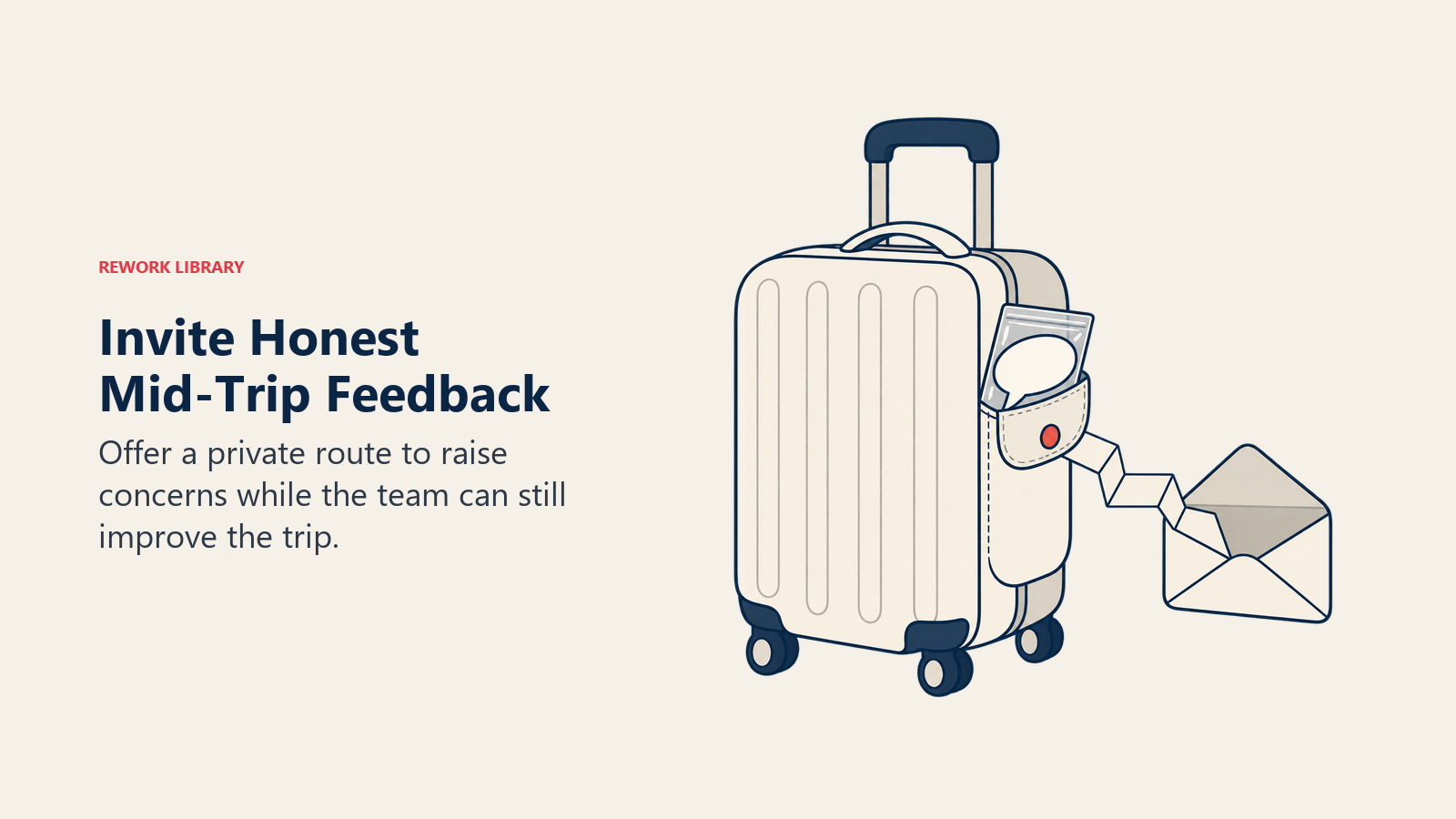 Invite Honest Mid-Trip Feedback: Guests may hesitate to criticize their guide directly; a confidential channel makes timely feedback easier.