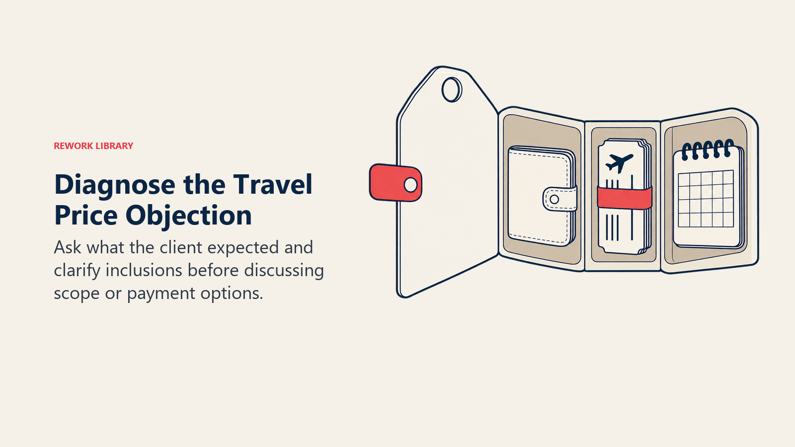 Diagnose the Travel Price Objection: The same price objection can mean budget pressure, missing value information or comparison mismatch.