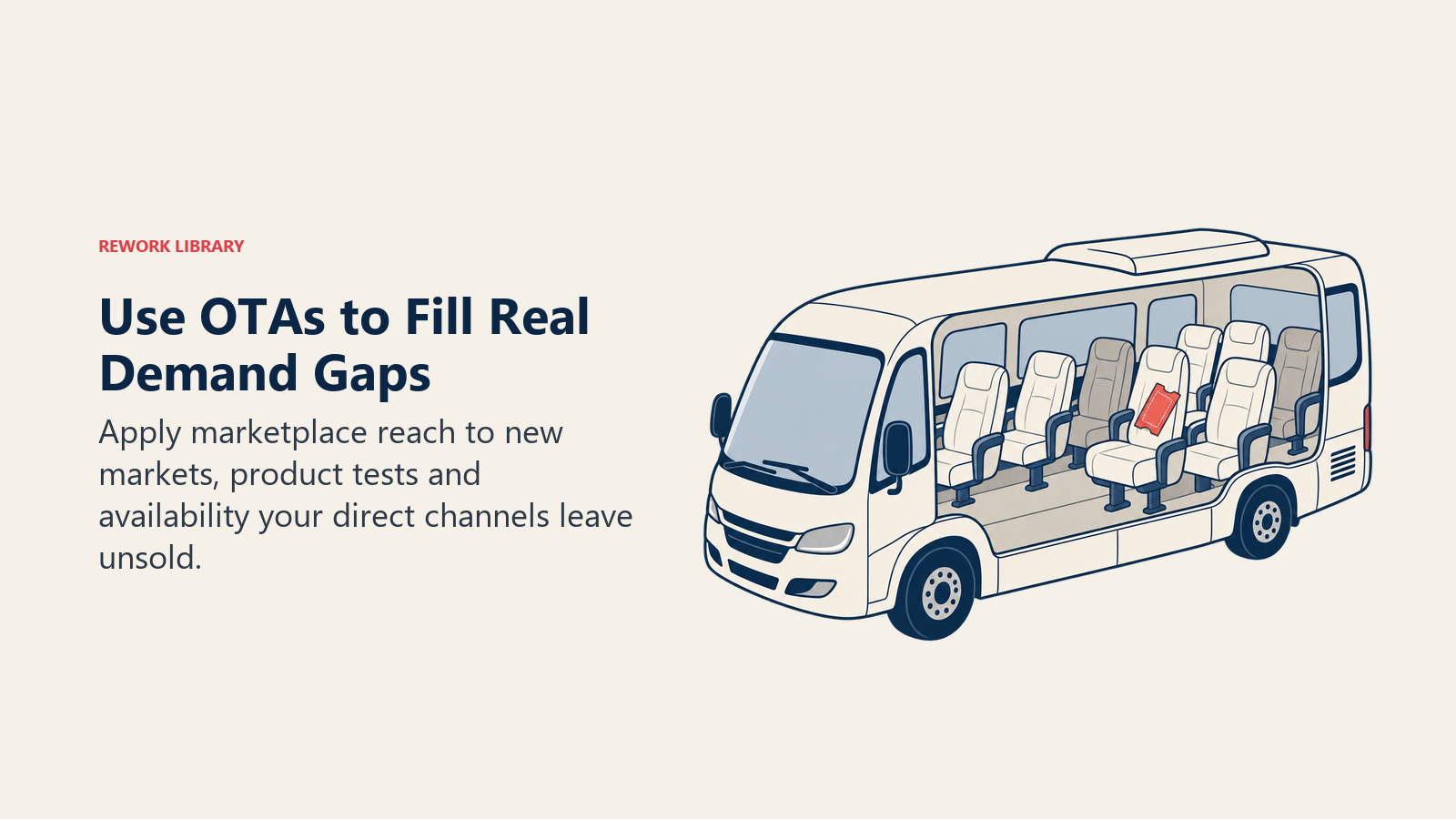 Use OTAs to Fill Real Demand Gaps: OTA volume is useful when it fills incremental gaps rather than replacing existing direct demand.