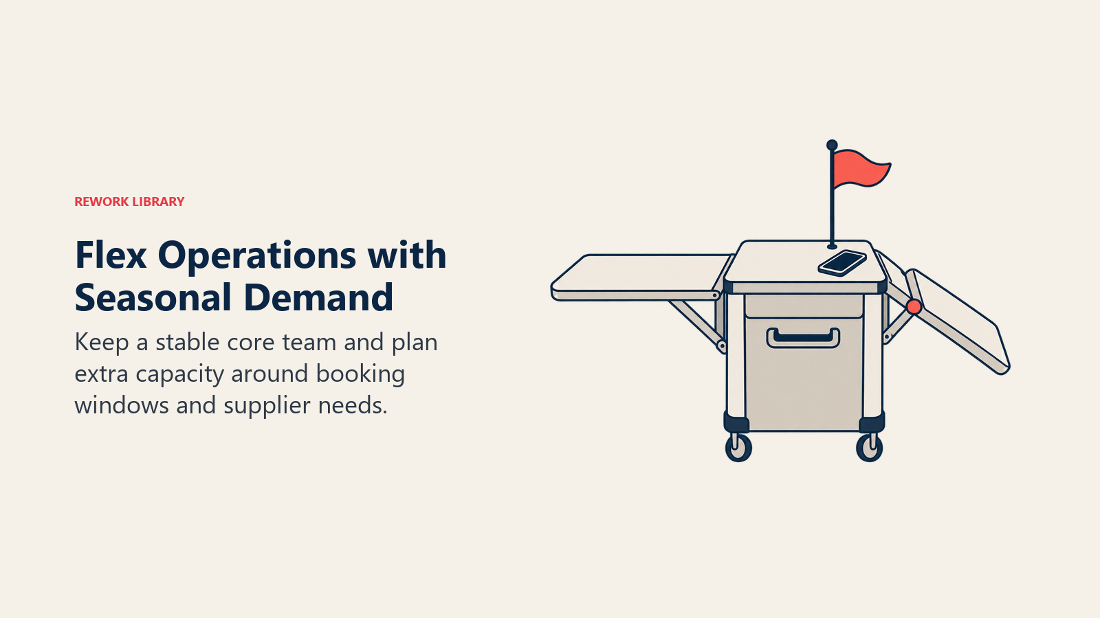 Flex Operations with Seasonal Demand: Seasonal capacity should expand around demand without turning every peak-season cost into a permanent burden.