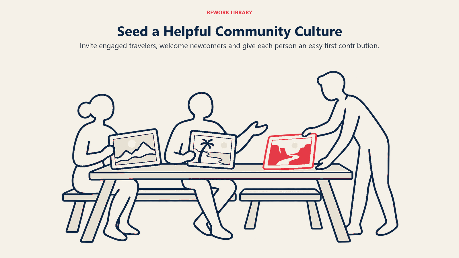 Seed a Helpful Community Culture: Founding members establish the participation norms newcomers will follow.
