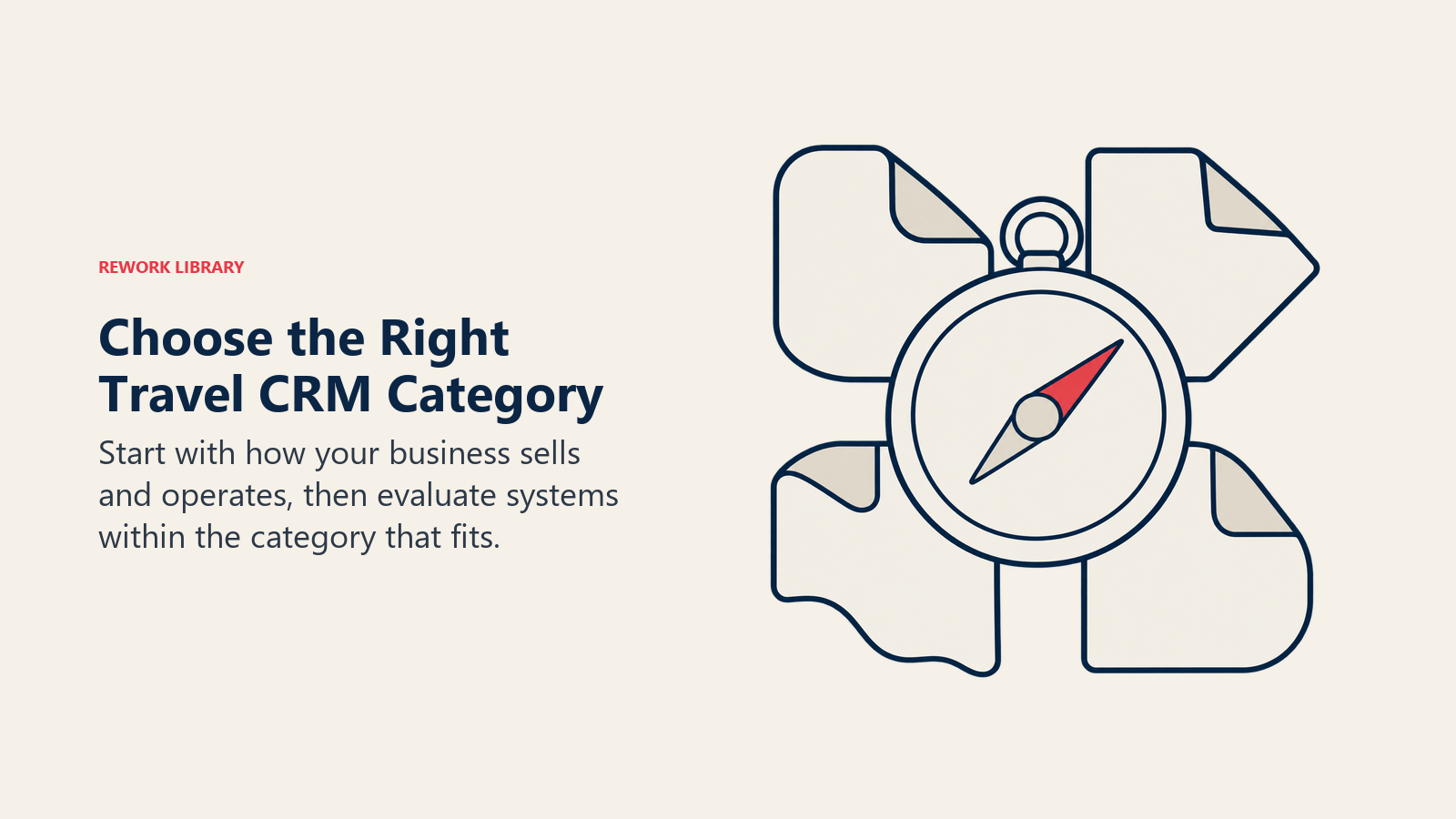 Choose the Right Travel CRM Category: Category fit should precede implementation and feature comparison because travel business models have different operating needs.