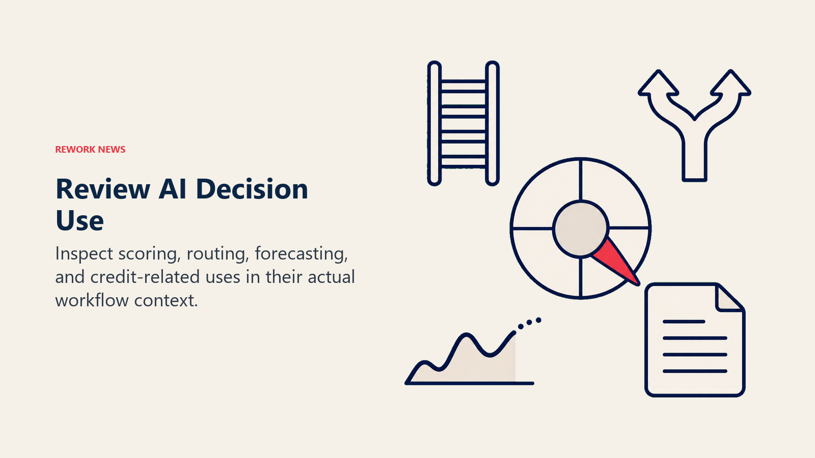 Review AI decision use across scoring, routing, forecasting, and credit-related workflows