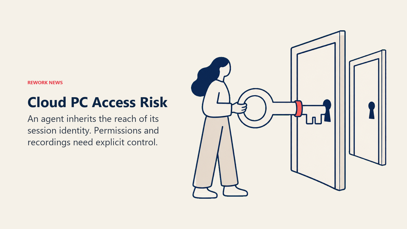 Cloud PC access risk shown by one identity key reaching multiple application doors