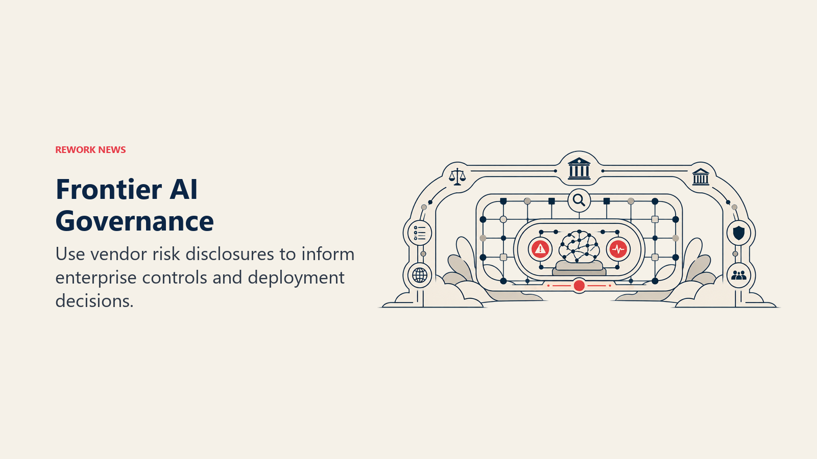 Frontier AI Governance illustrated by nested governance guardrails