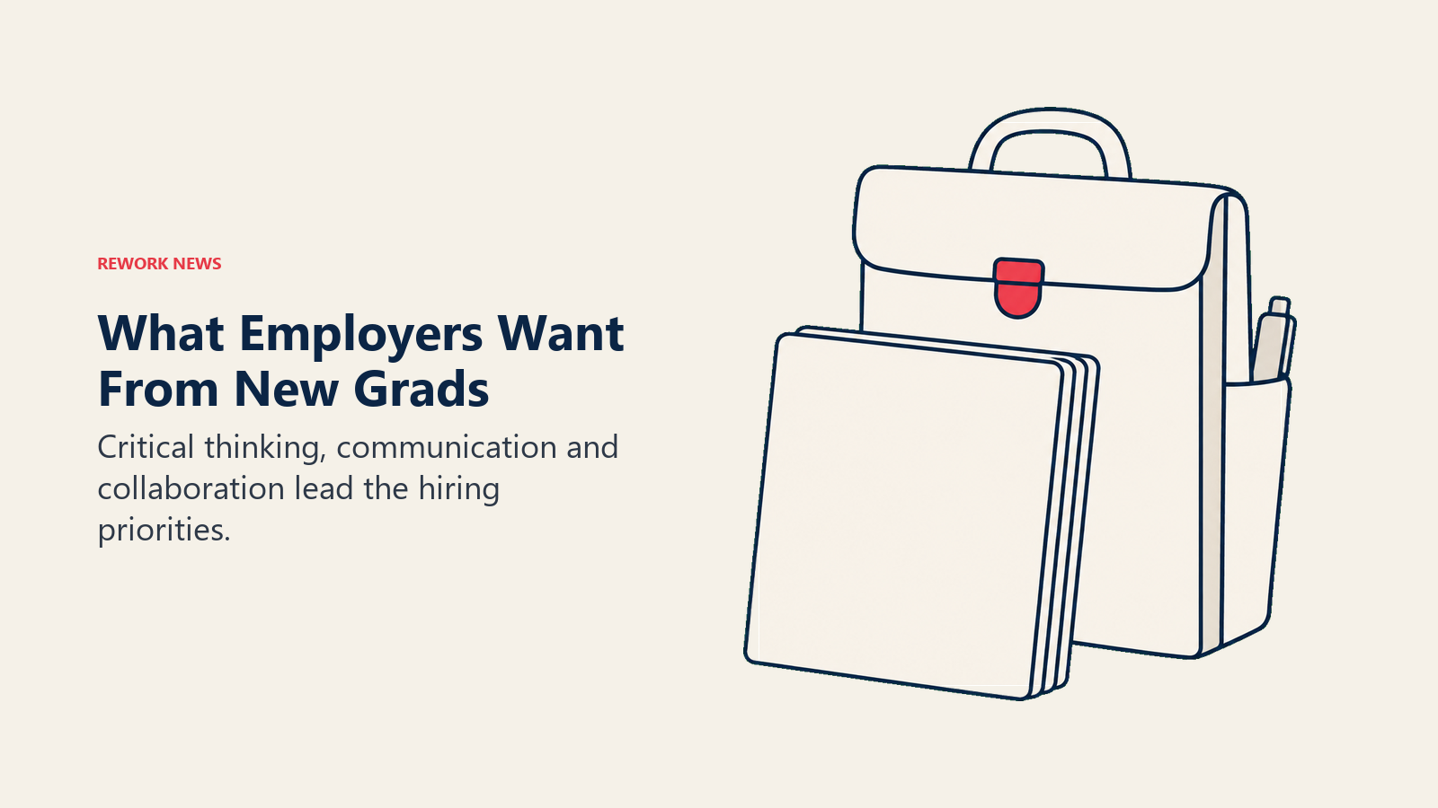 A graduate portfolio with prominent work samples represents employer priorities beyond AI tool familiarity