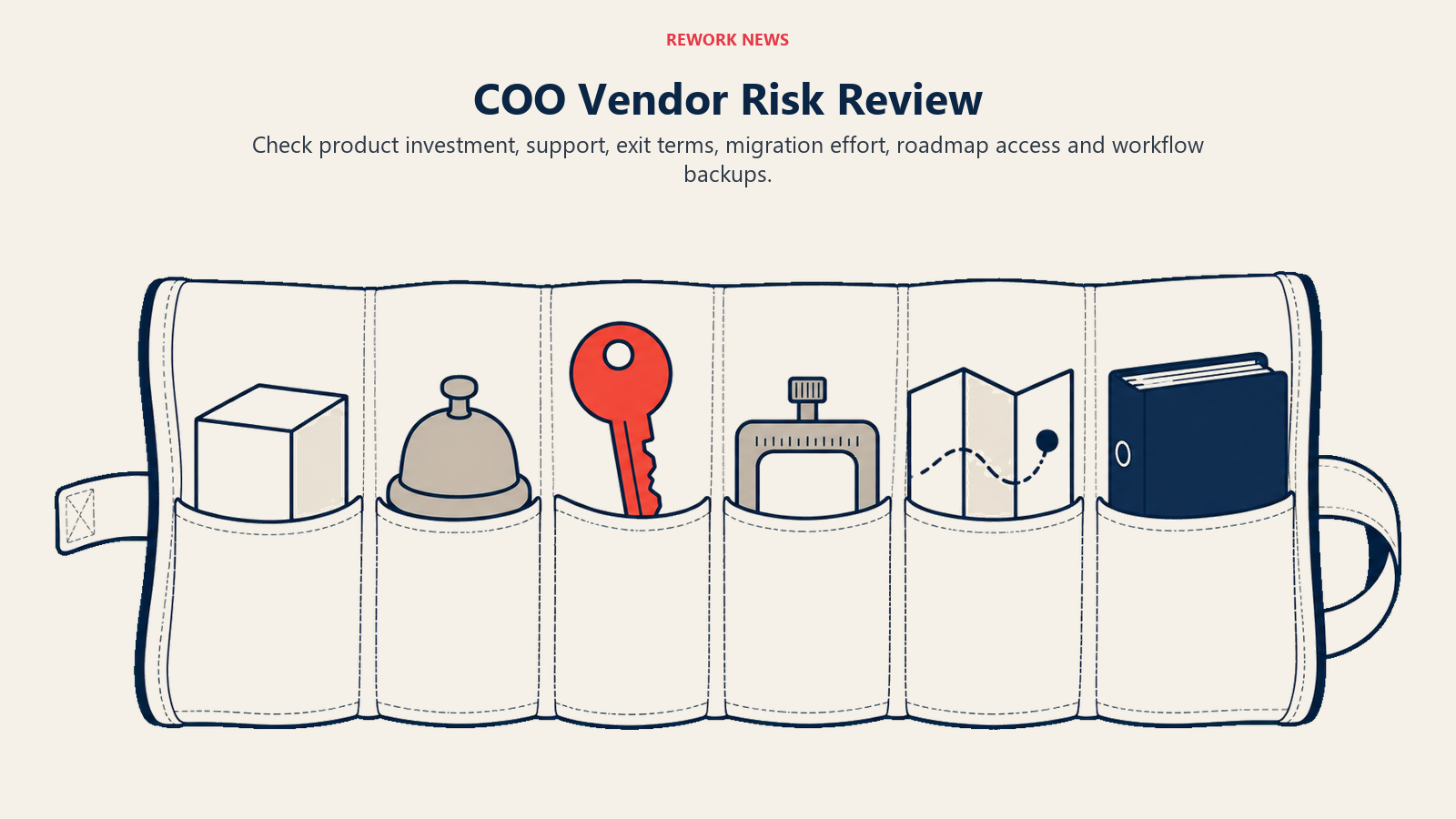 COO Vendor Risk Review: six tools for the COO vendor risk review
