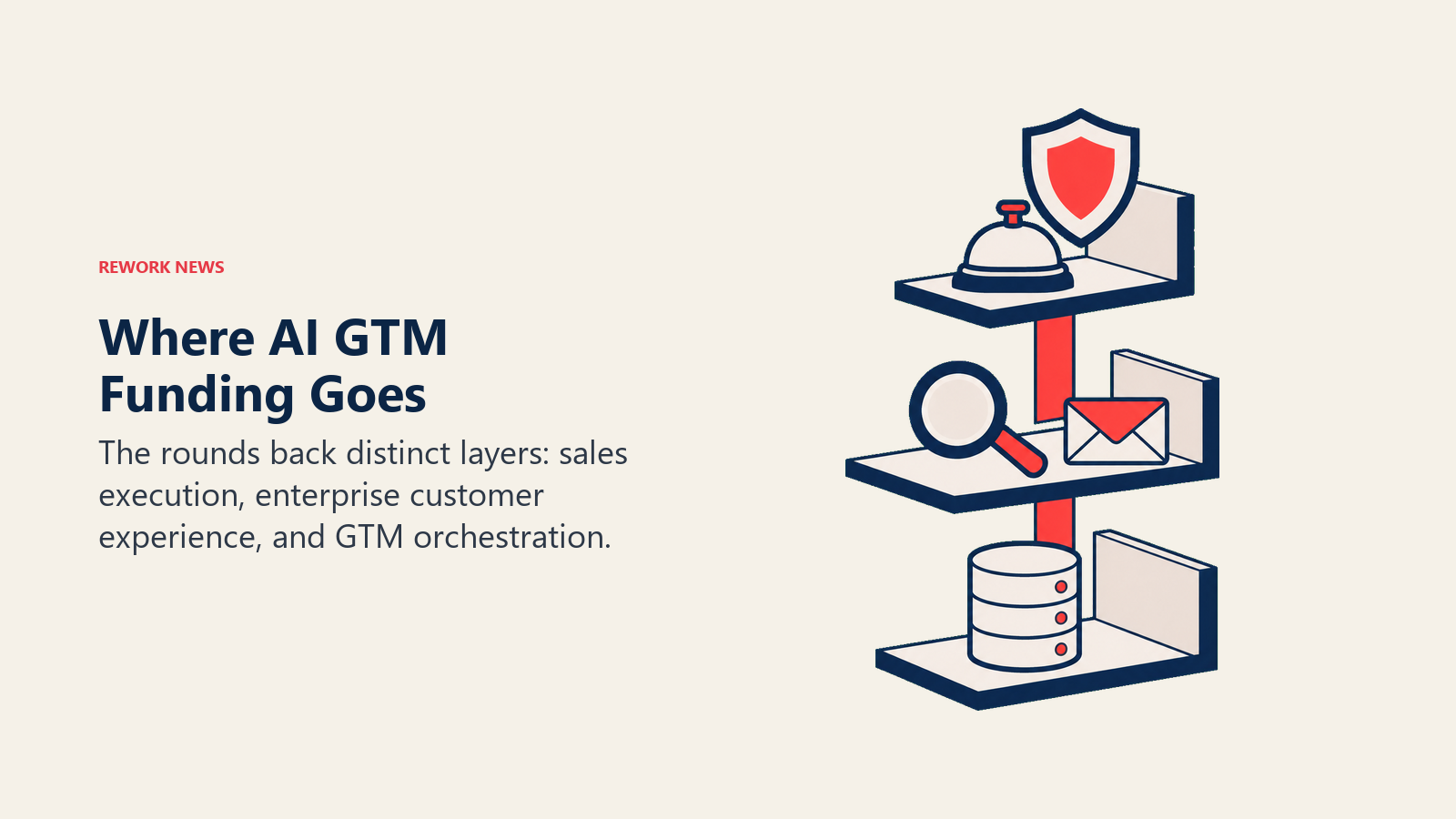 AI GTM funding supports data infrastructure, sales execution, and protected customer service layers