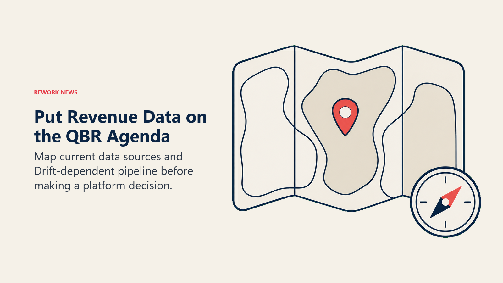 Revenue data map and compass for a CRO quarterly business review