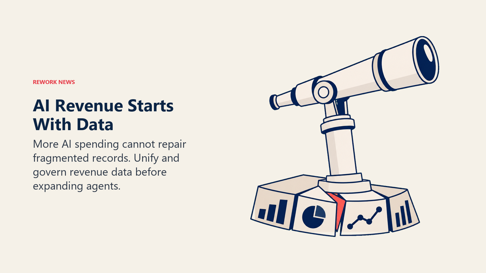 Revenue forecasting telescope rests on a cracked foundation of fragmented data blocks