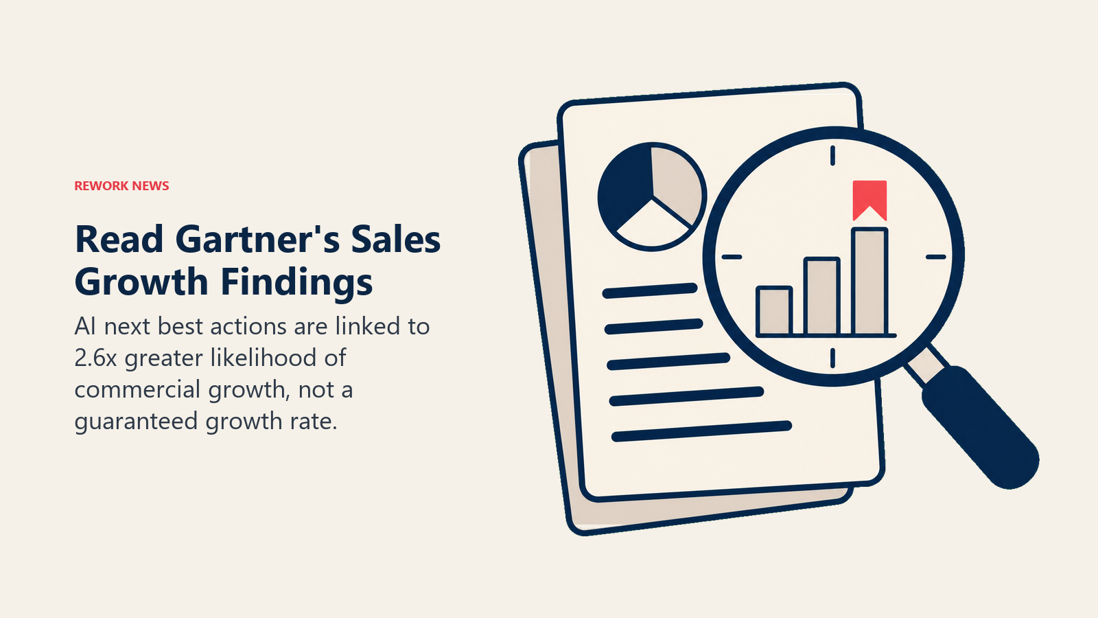 A survey report and measurement lens explain Gartner sales growth findings