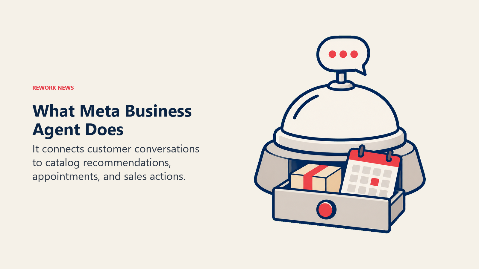 A conversation-operated concierge bell connects product recommendations and appointment booking