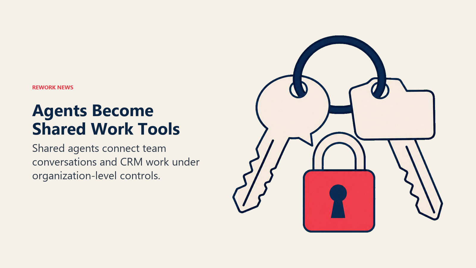 Customer-folder and conversation keys share a lock for organization-level agent access