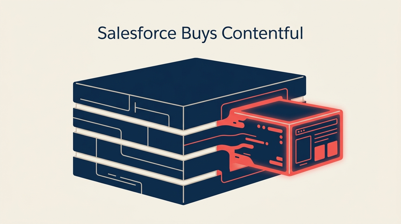 Salesforce Contentful acquisition giving Agentforce a native content engine
