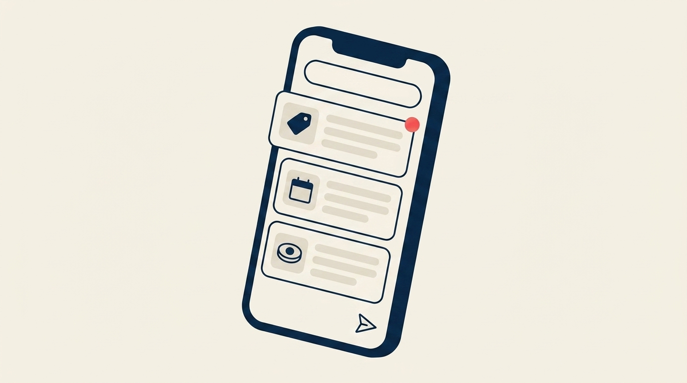 Maya's phone screen showing three saved quick-reply templates, for pricing ranges, availability, and deposit terms