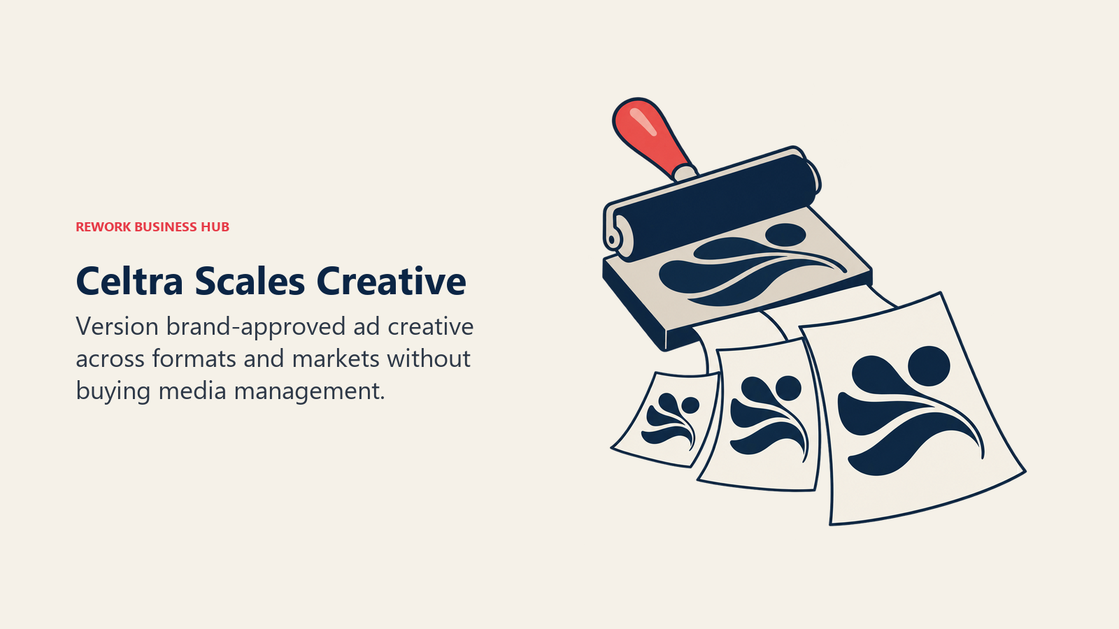 Celtra Scales Creative: Version brand-approved ad creative across formats and markets without buying media management.