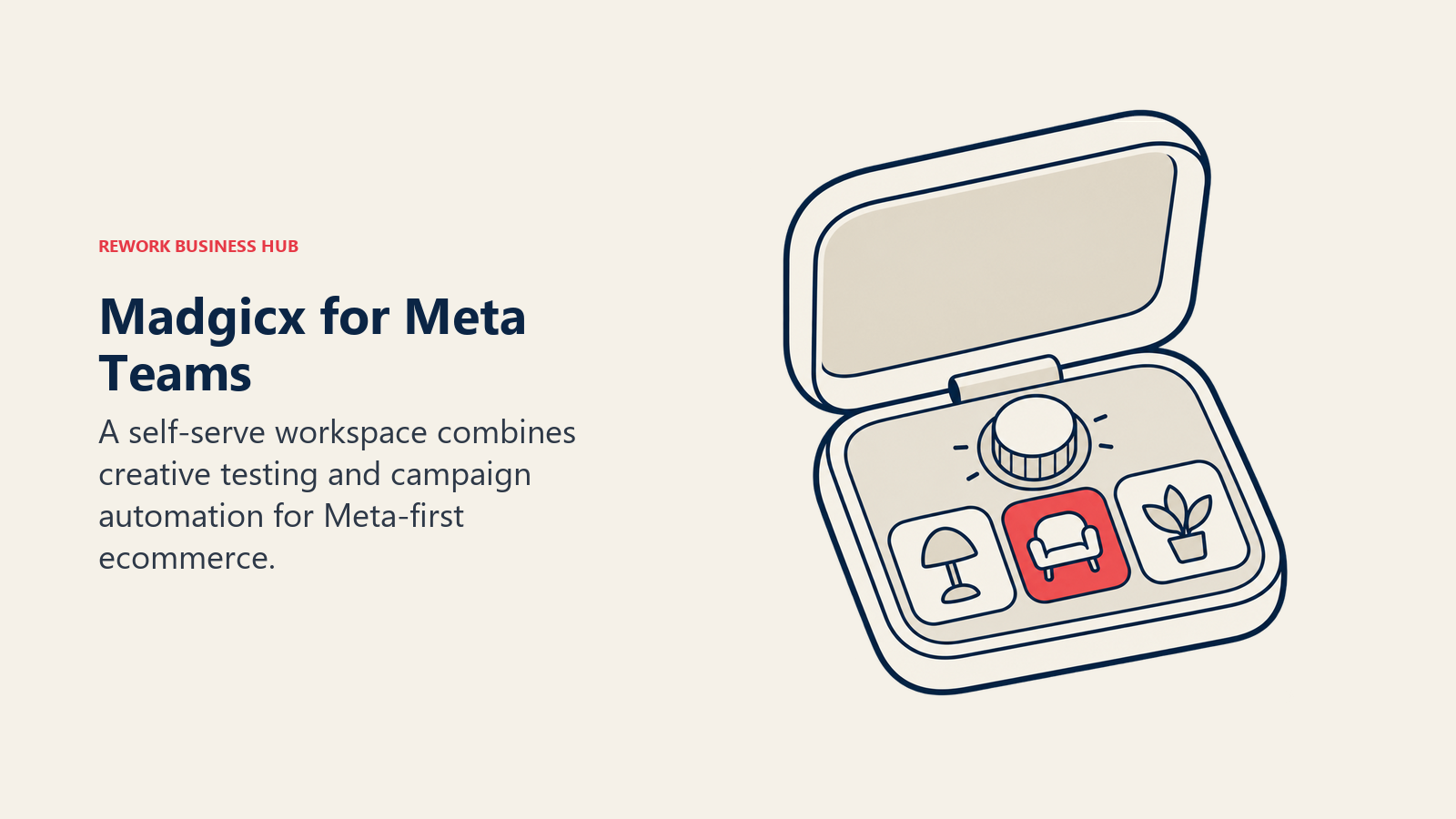 Madgicx for Meta Teams: A self-serve workspace combines creative testing and campaign automation for Meta-first ecommerce.
