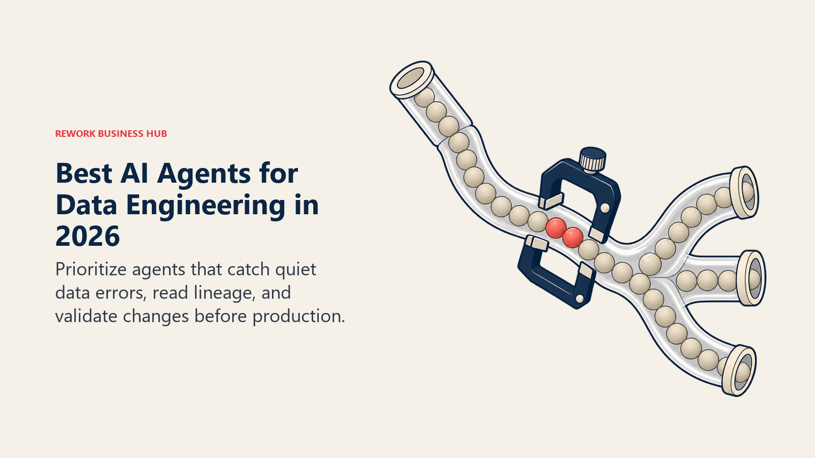 Best AI agents for data engineering shown catching a quiet duplicate inside a pipeline before downstream release