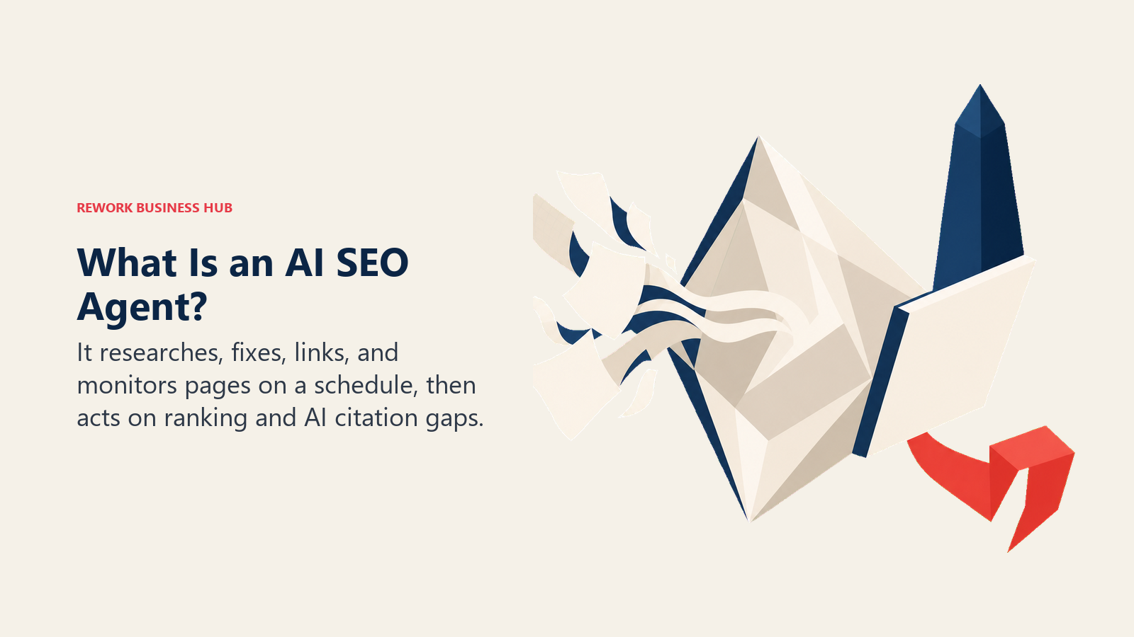 AI SEO agent prism turning page fixes into search rankings and AI citation visibility