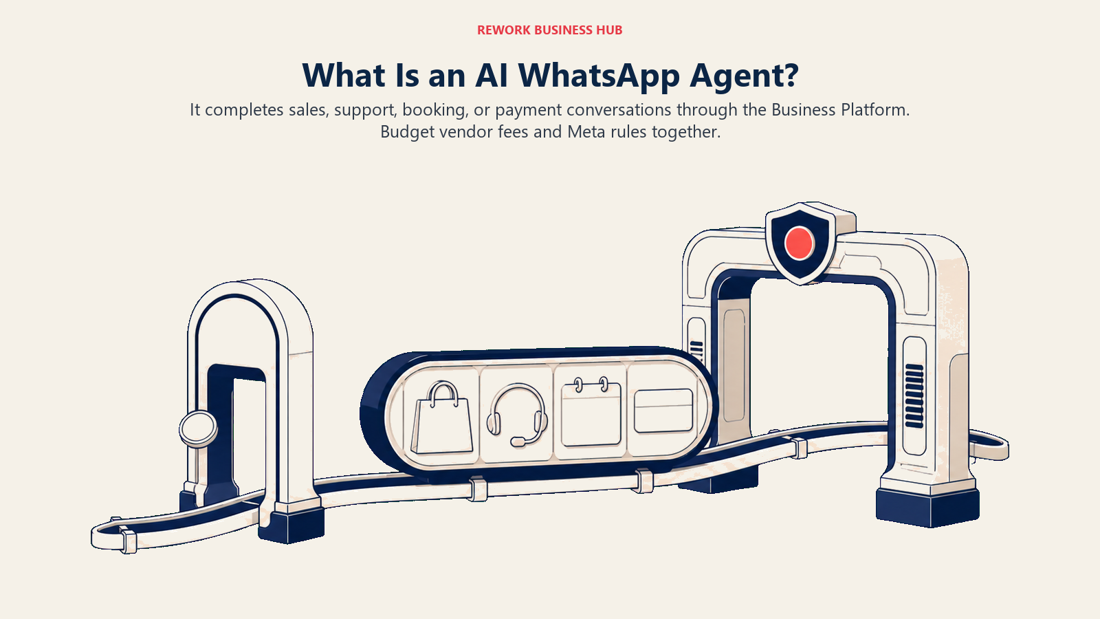 AI WhatsApp agent conversation capsule passing vendor cost and Meta quality checkpoints