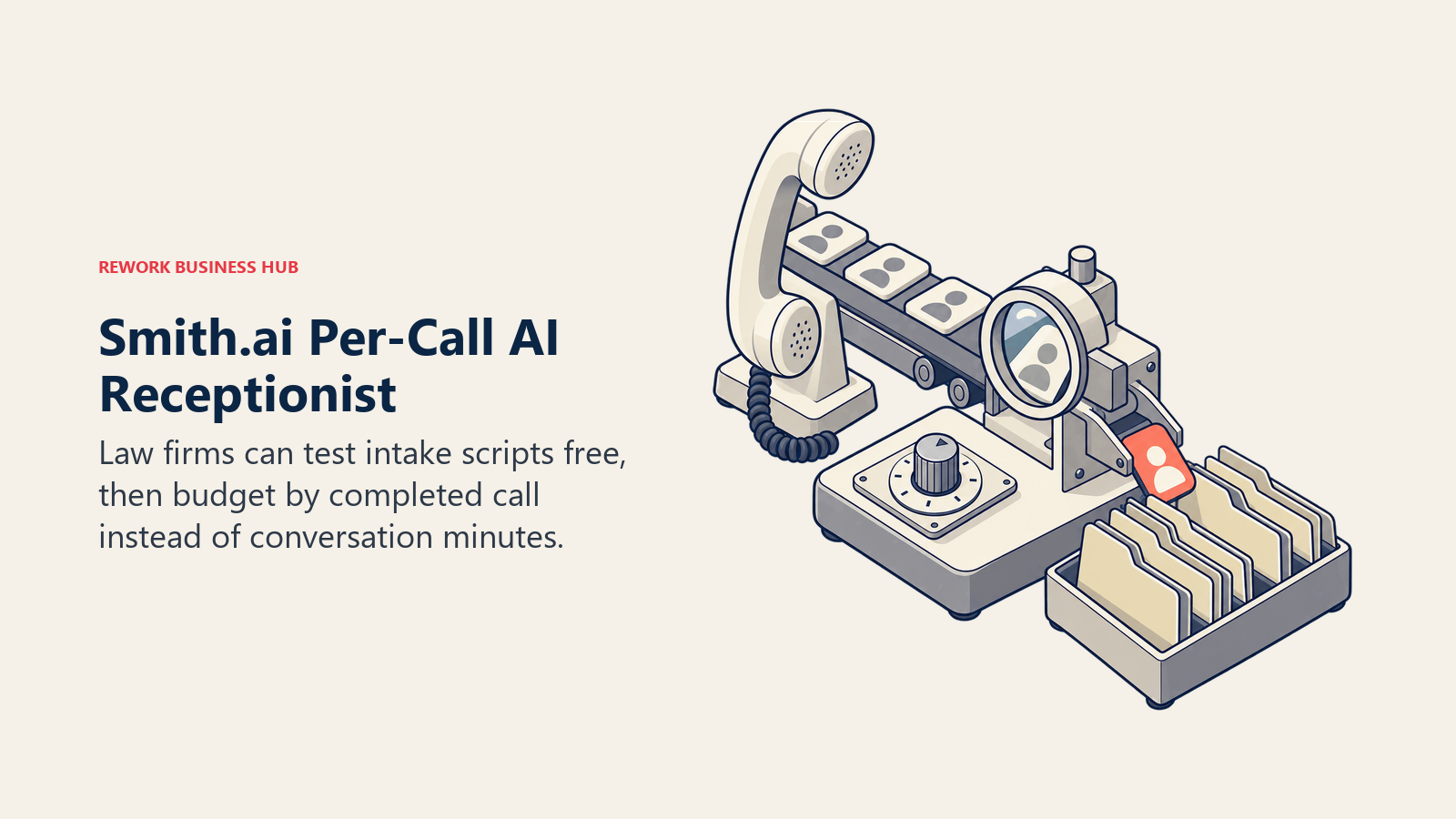 Per-call legal intake station moving each completed caller token into a qualified case file