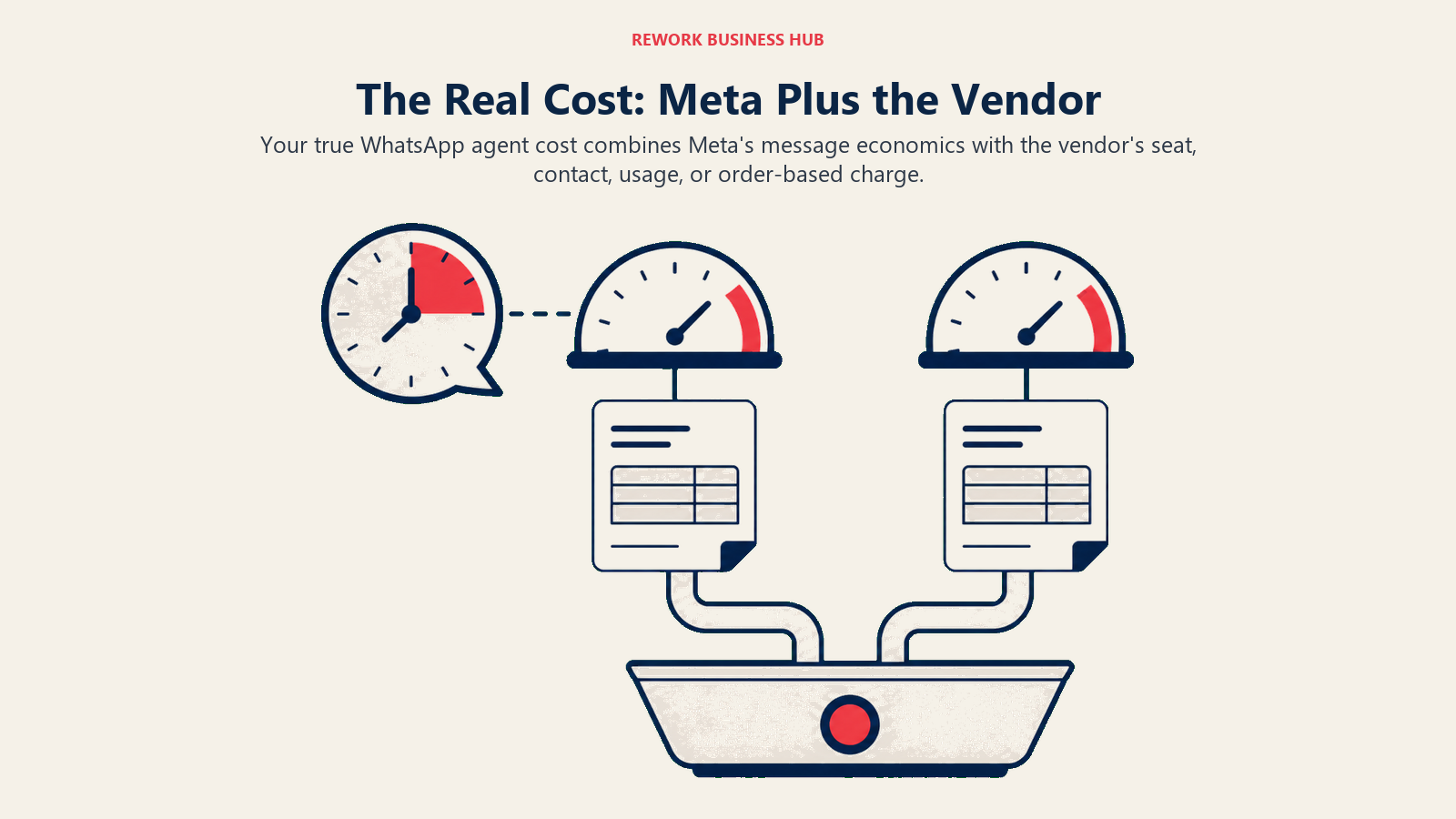 The Real Cost: Meta Plus the Vendor