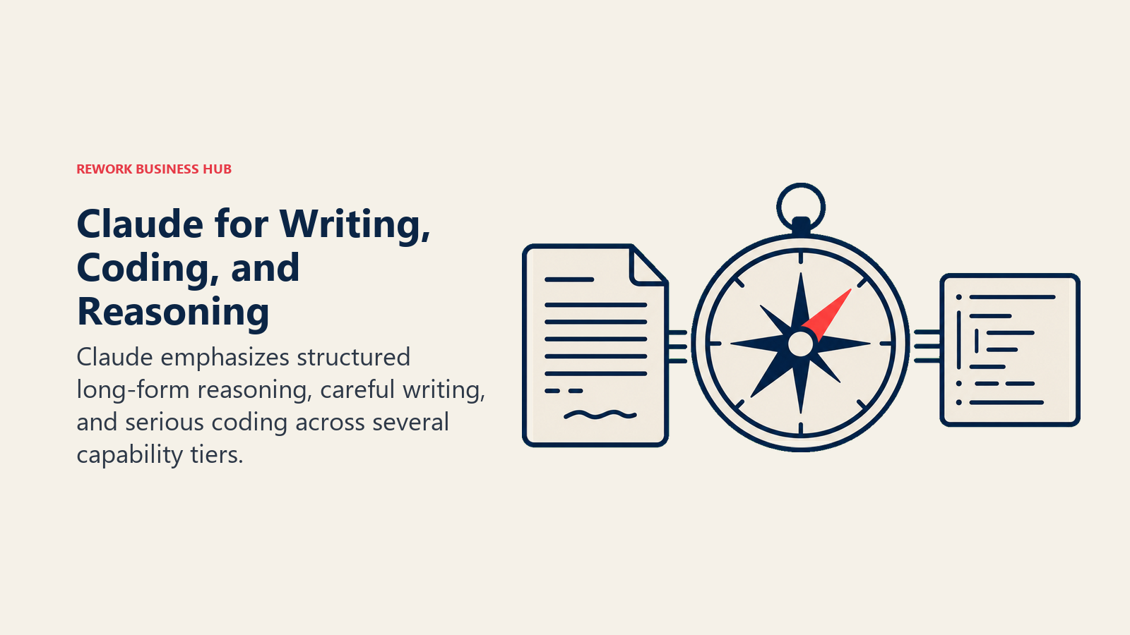 Precision reasoning compass bridging careful writing and coding artifacts