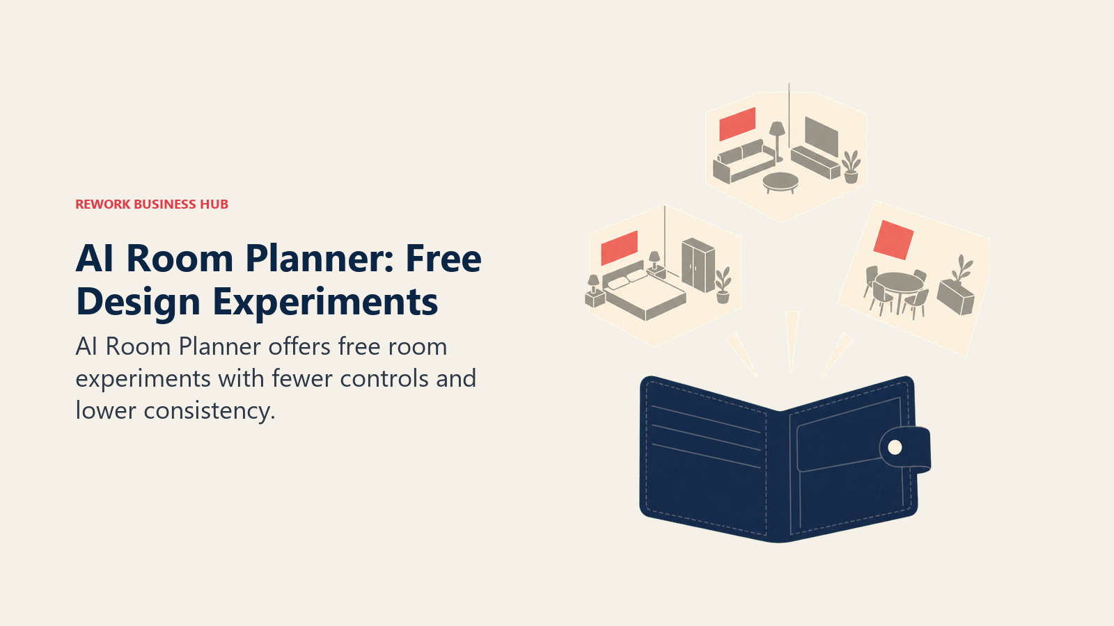 AI Room Planner free room design experimentation with limited control