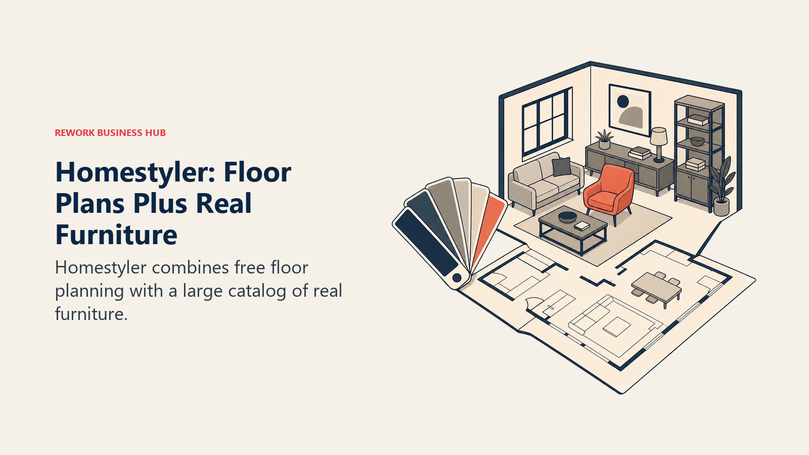 Homestyler floor planning with a large real furniture catalog