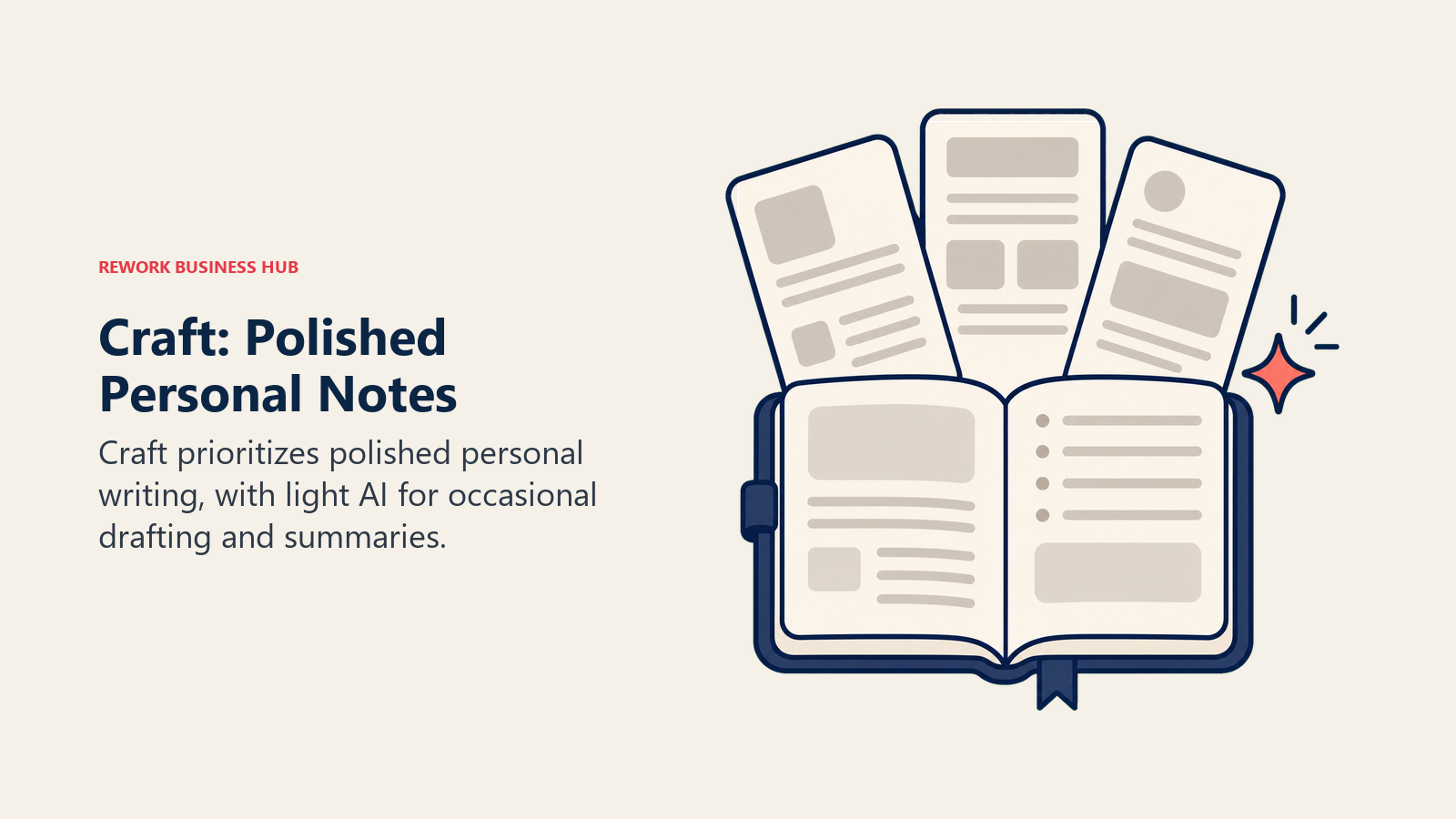 Craft polished personal notes with light AI assistance