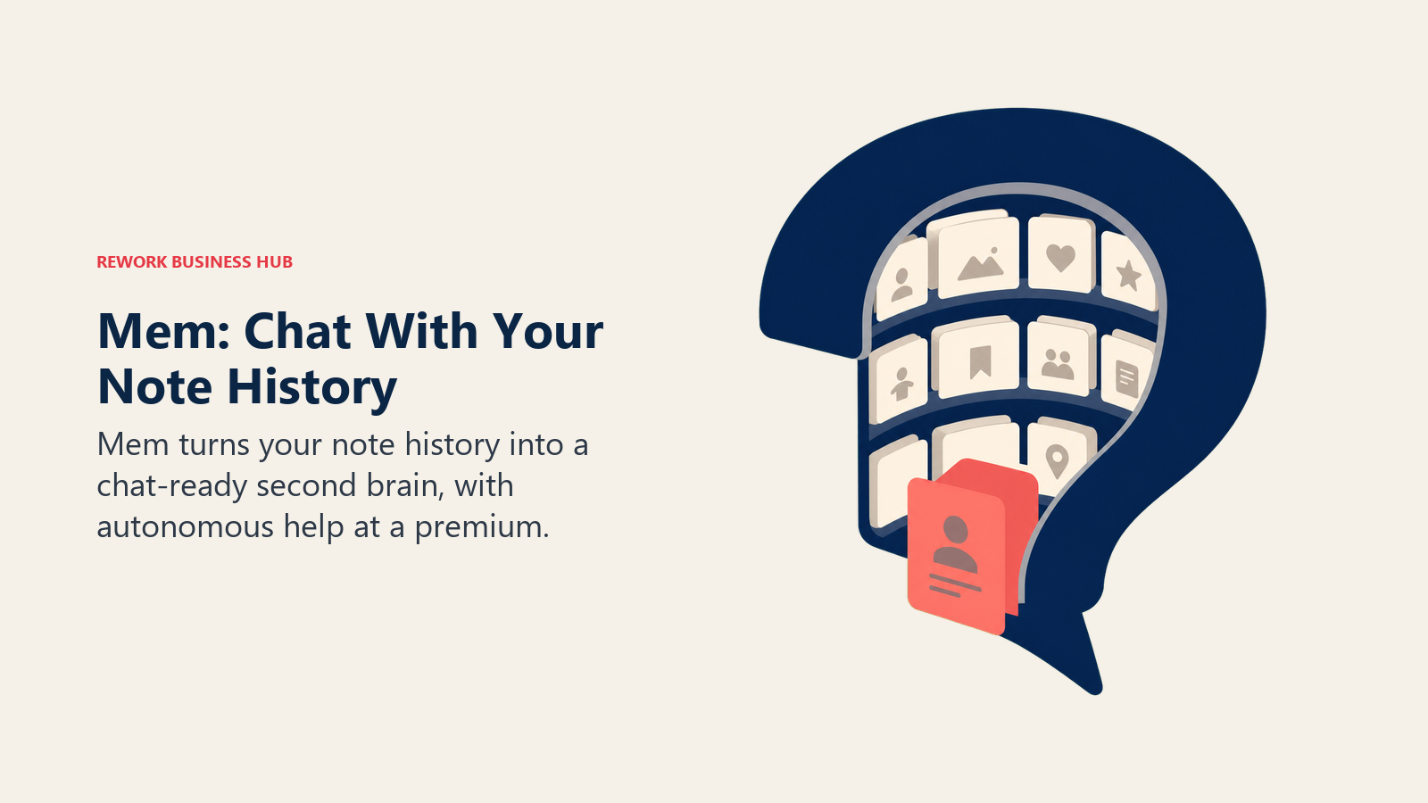 Mem conversational second brain retrieving answers from note history