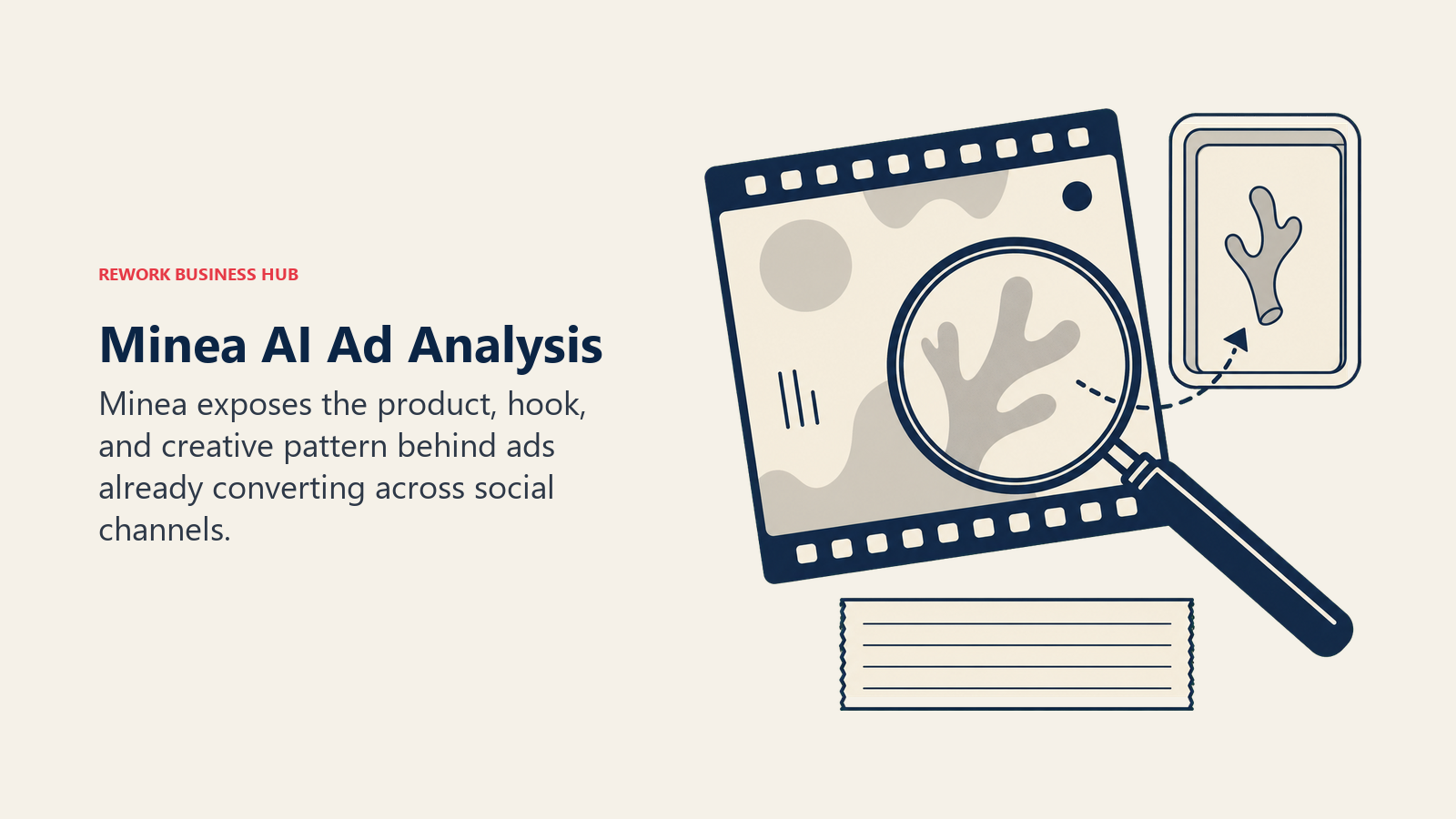 Minea forensic ad analysis extracting the winning hook from a social creative