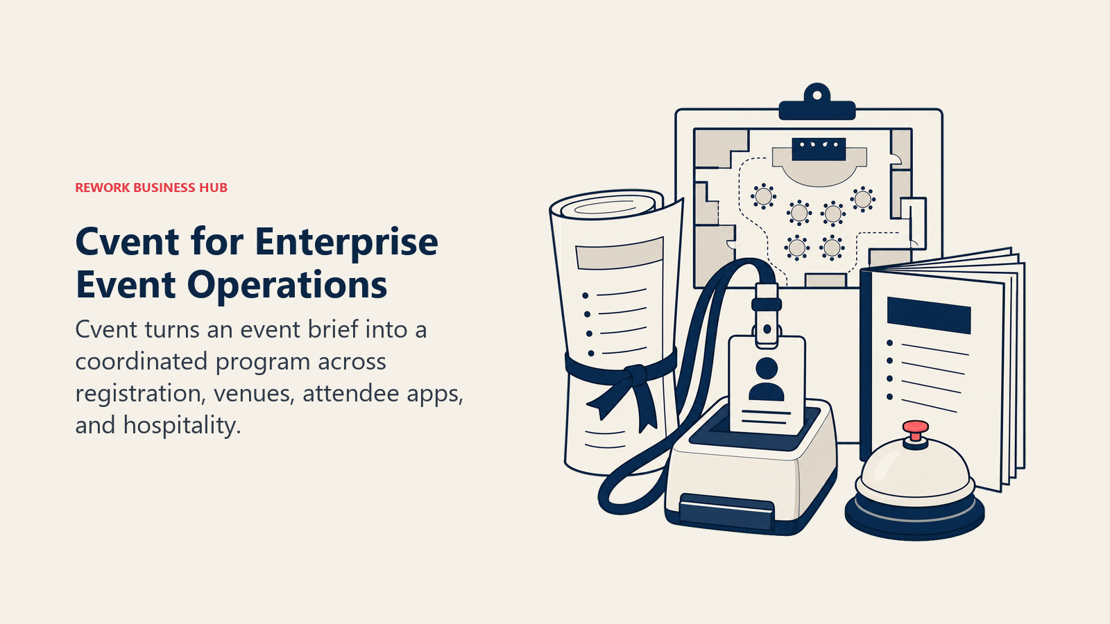 Cvent for Enterprise Event Operations shown as event operations workbench