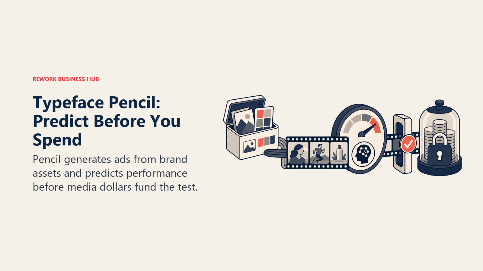 Typeface Pencil predicting video ad performance before media spend