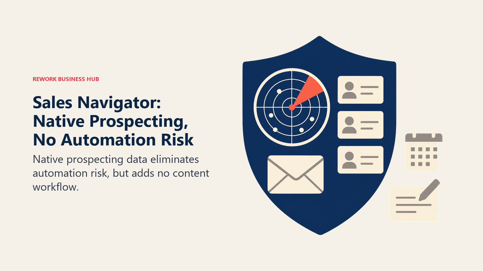 LinkedIn Sales Navigator native prospecting with no automation risk