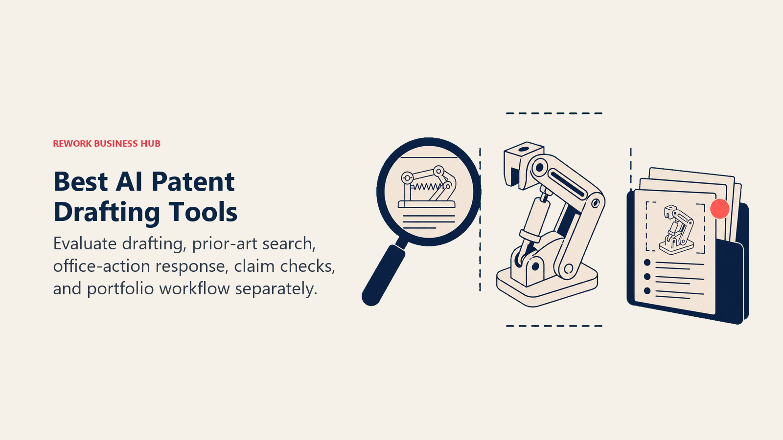 Best AI patent drafting tools shown as an invention enclosed by claim boundaries with prior-art search and prosecution review