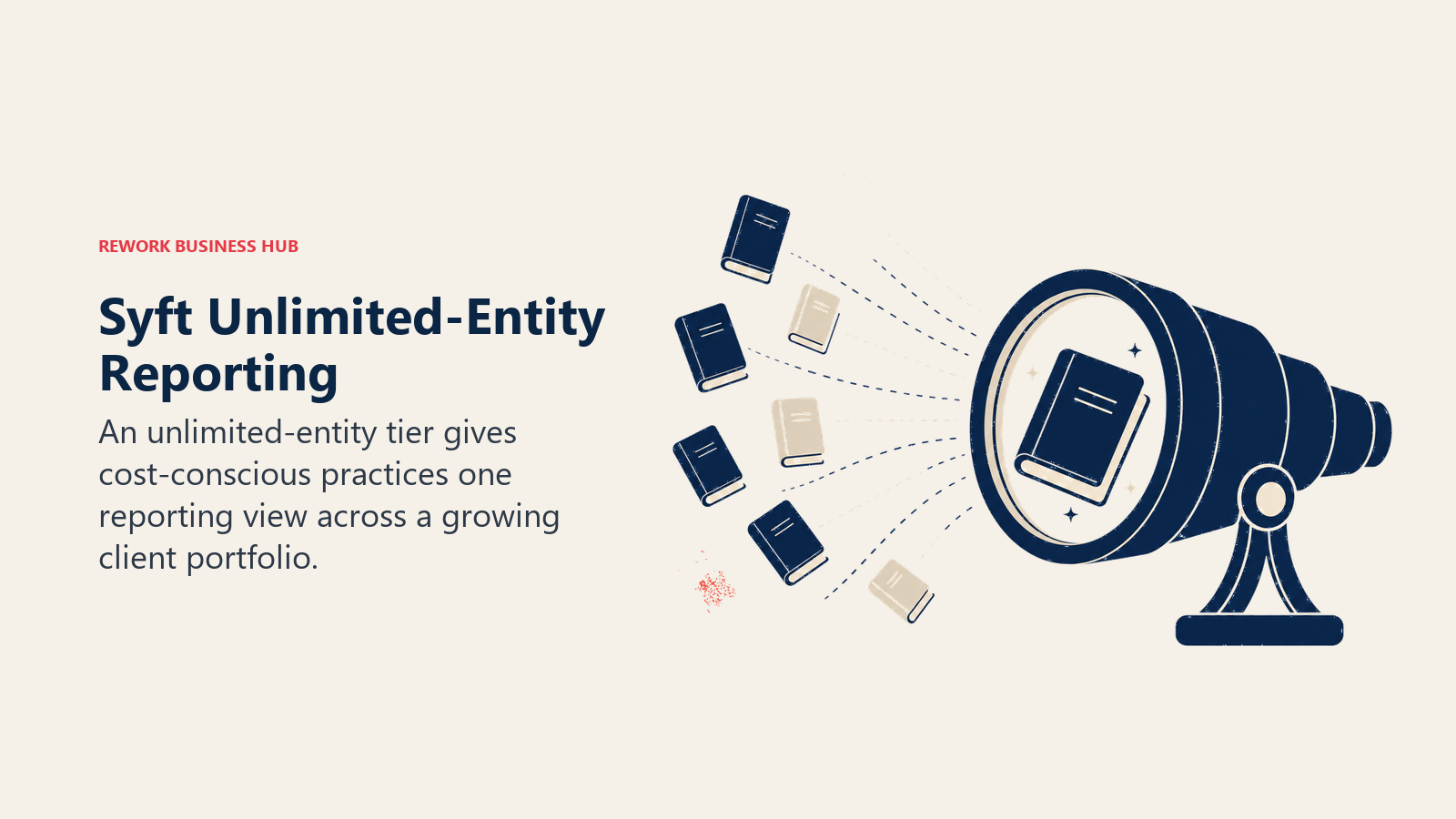 Single analytics lens bringing many client entities into view