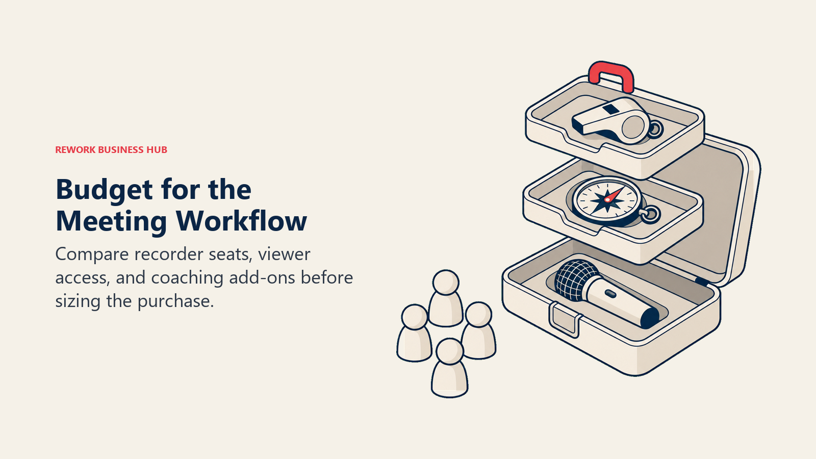 Budget for the Meeting Workflow: Compare recorder seats, viewer access, and coaching add-ons before sizing the purchase.