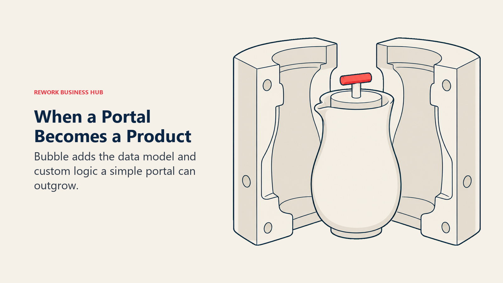 When a Portal Becomes a Product. Bubble adds the data model and custom logic a simple portal can outgrow.