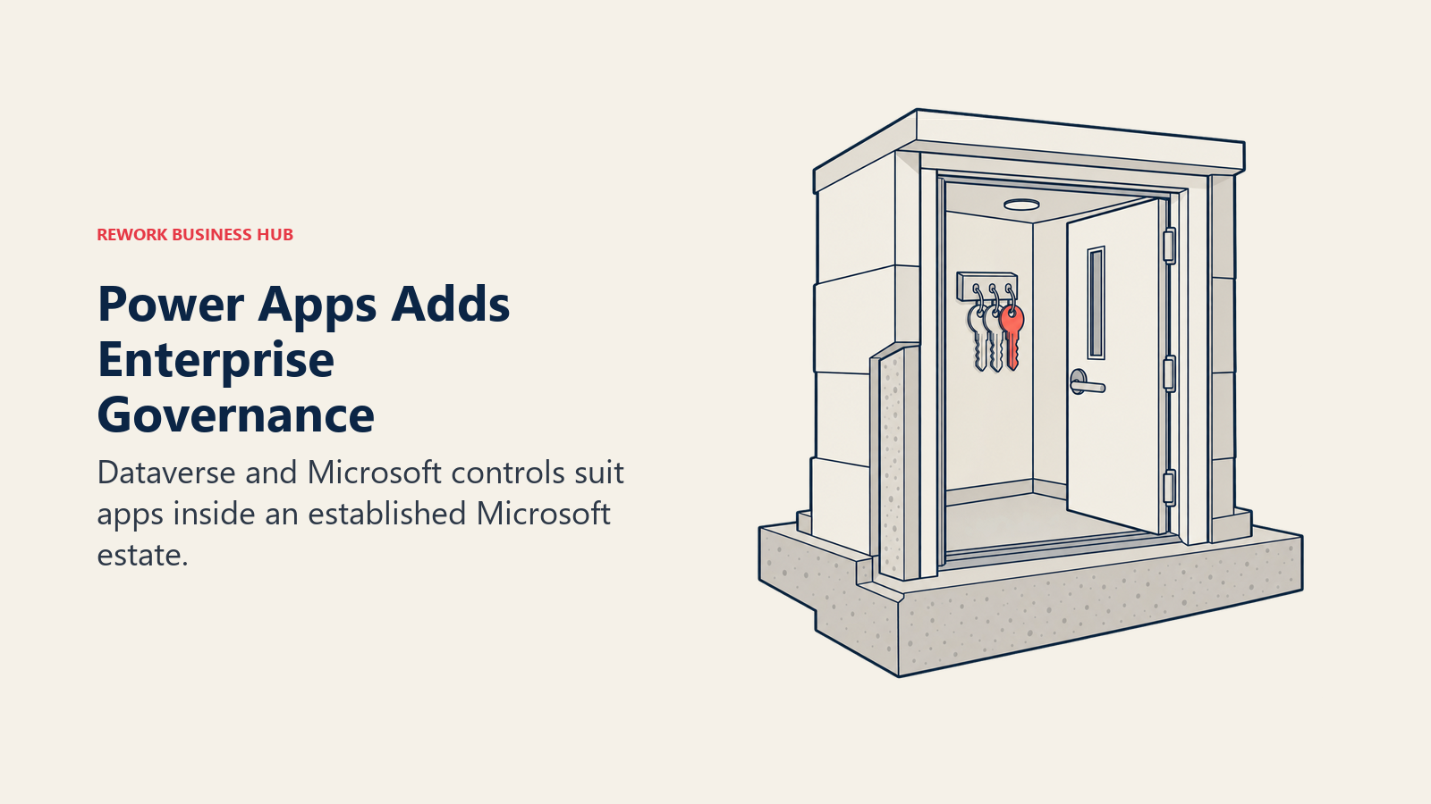 Power Apps Adds Enterprise Governance. Dataverse and Microsoft controls suit apps inside an established Microsoft estate.
