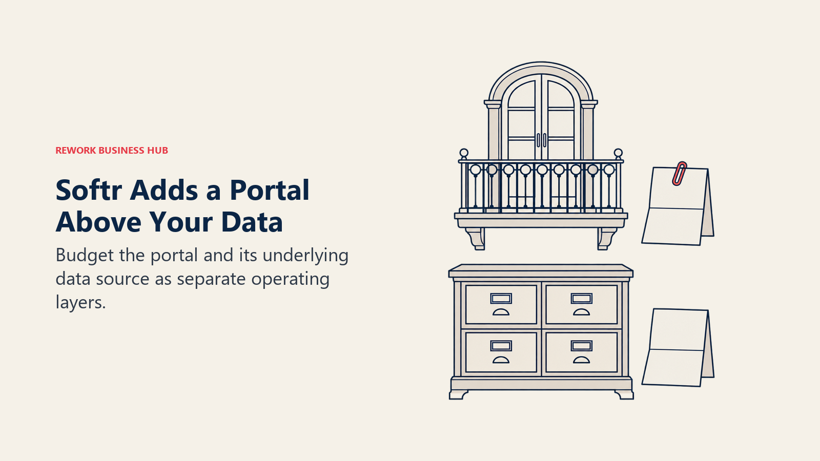 Softr Adds a Portal Above Your Data. Budget the portal and its underlying data source as separate operating layers.