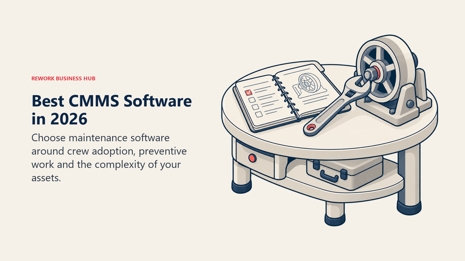Best CMMS Software in 2026 shown through maintenance workbench